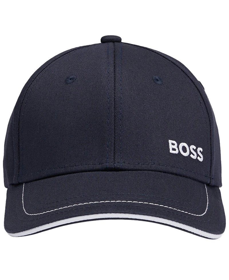 Boss by Hugo Men's Logo Detail Cotton-Twill Cap