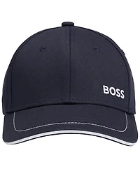 Boss by Hugo Men's Logo Detail Cotton-Twill Cap