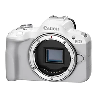 Canon Eos R50 Mirrorless Vlogging Camera with 24.2 Megapixel Cmos Sensor (White)