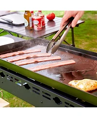 Sugift 60000BTU 4 Burner Foldable Outdoor Propane Gas Grill in Black