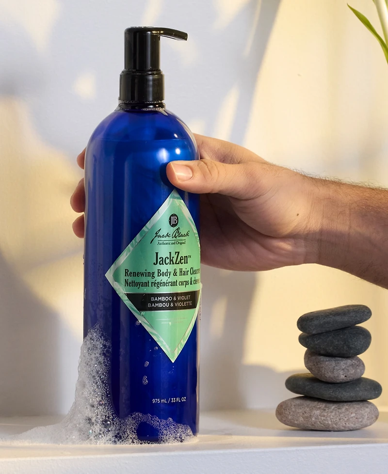 Jack Black JackZen Renewing Body & Hair Cleanser, 33 oz.