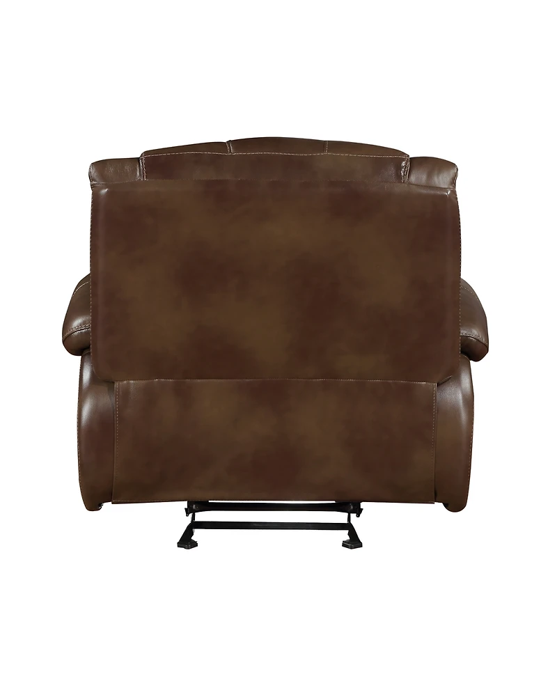 White Label Ouray 40" Leather Glider Reclining Chair