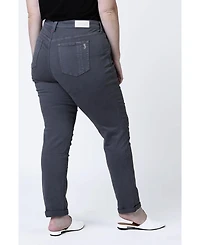 Slink Jeans Plus Color Boyfriend Pants