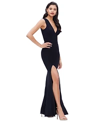 Dress the Population Sandra V-Neck Gown