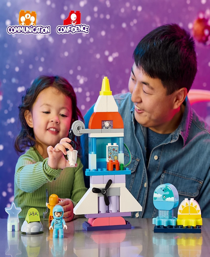 Lego Duplo 3 in 1 Space Shuttle Adventure Toy, Kids Role Playing Toy 10422