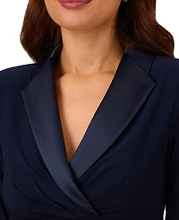 Adrianna Papell Women's Jersey Tuxedo Sheath Dress