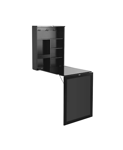 Slickblue Convertible Wall Mounted Table with A Chalkboard