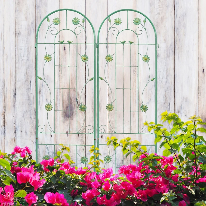Metal Garden Trellis for Climbing Plants-Flower Support