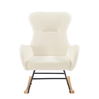 Streamdale Teddy Fabric Rocking Chair