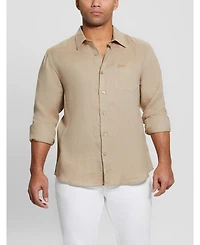 Guess Men's Island Linen Shirt