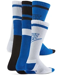 Nike Big Kids Everyday Cushioned Crew Socks, Pack of 6