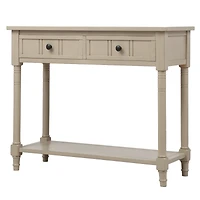 Simplie Fun Daisy Series Console Table Traditional Design With Two Drawers And Bottom Shelf (Retro)