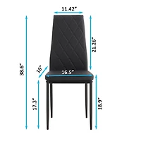 Streamdale Furniture Dining Chair Set Of 4