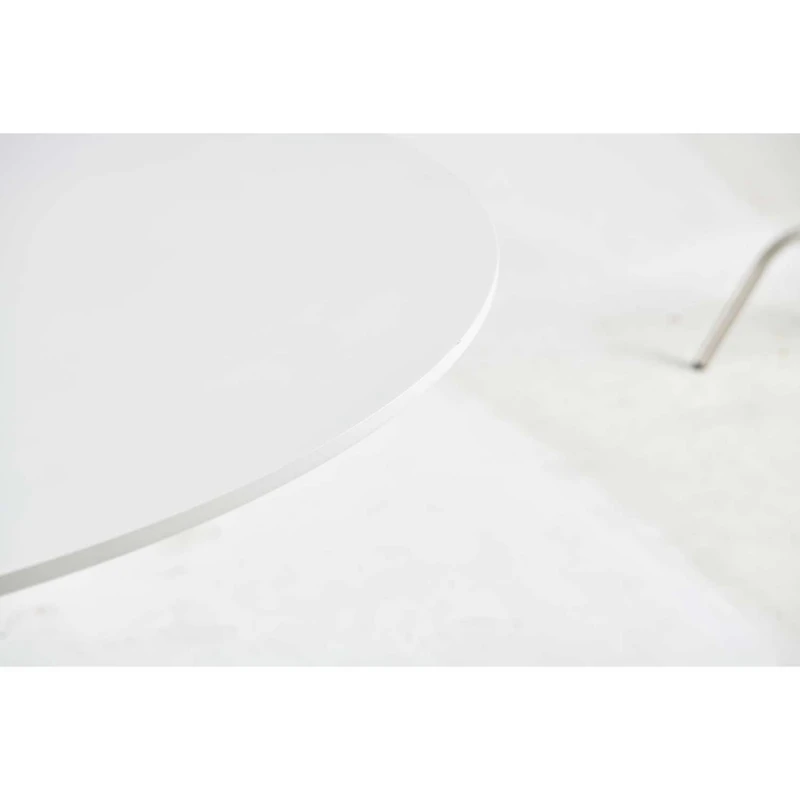 Streamdale Furniture Mid-Century Dining Table for 4-6 people with Round Mdf Top