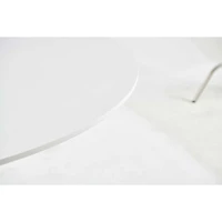 Streamdale Furniture Mid-Century Dining Table for 4-6 people with Round Mdf Top