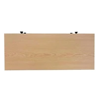 2-Drawer Entryway Shoe Organizer, Wood Grain Top
