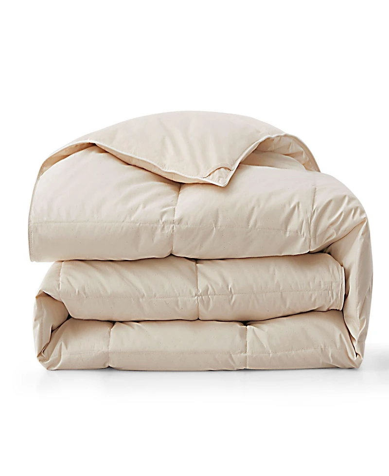 Unikome Cotton Goose Down Feather Fiber Comforter, California King