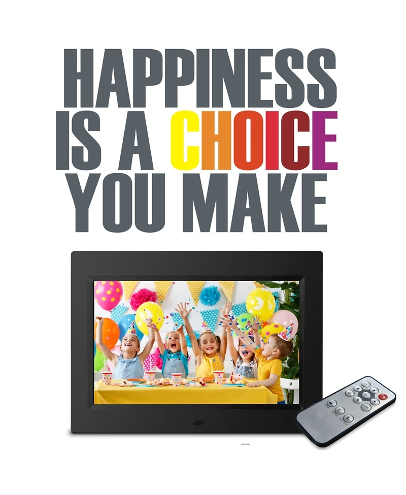 Eco4Life 10.1" Digital Photo Frame with Remote Control