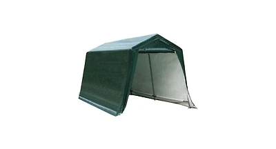 Slickblue Outdoor Carport Shed with Sidewalls and Waterproof Ripstop Cover