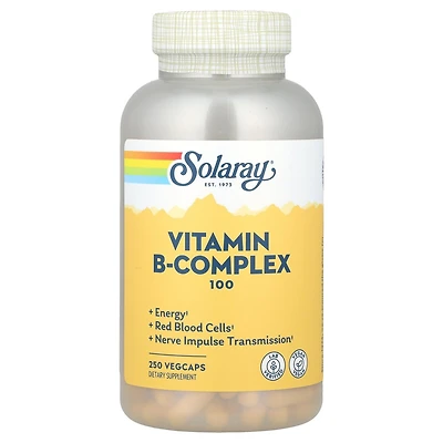 Solaray Vitamin B-Complex 100 - 250 VegCaps