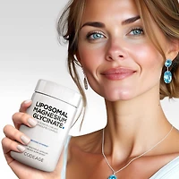 Codeage Liposomal Magnesium Glycinate Supplement - Magnesium Bisglycinate Pills - BioPerine Black Pepper - Liposomal Delivery