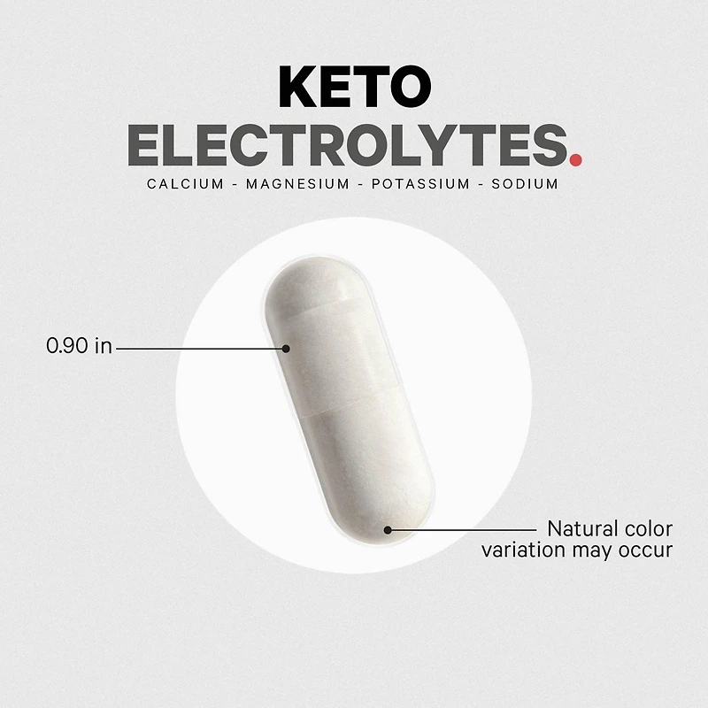 Codeage Keto Electrolytes Supplement – Electrolyte Tablets w Magnesium, Potassium, Calcium & Salt