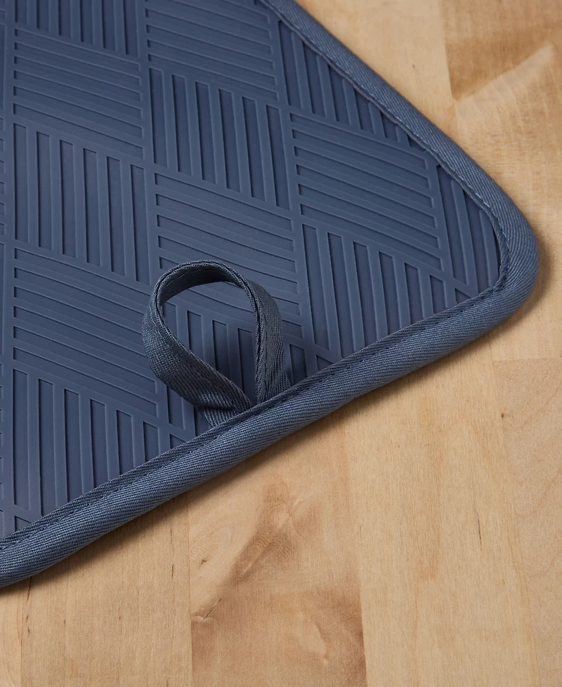 Town & Country Living Basics Silicone Basketweave Pot Holders, Set of 2