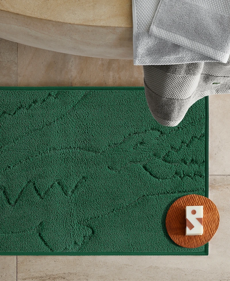 Lacoste Home Heritage Anti-Microbial Bath Rug, 20" x 32"