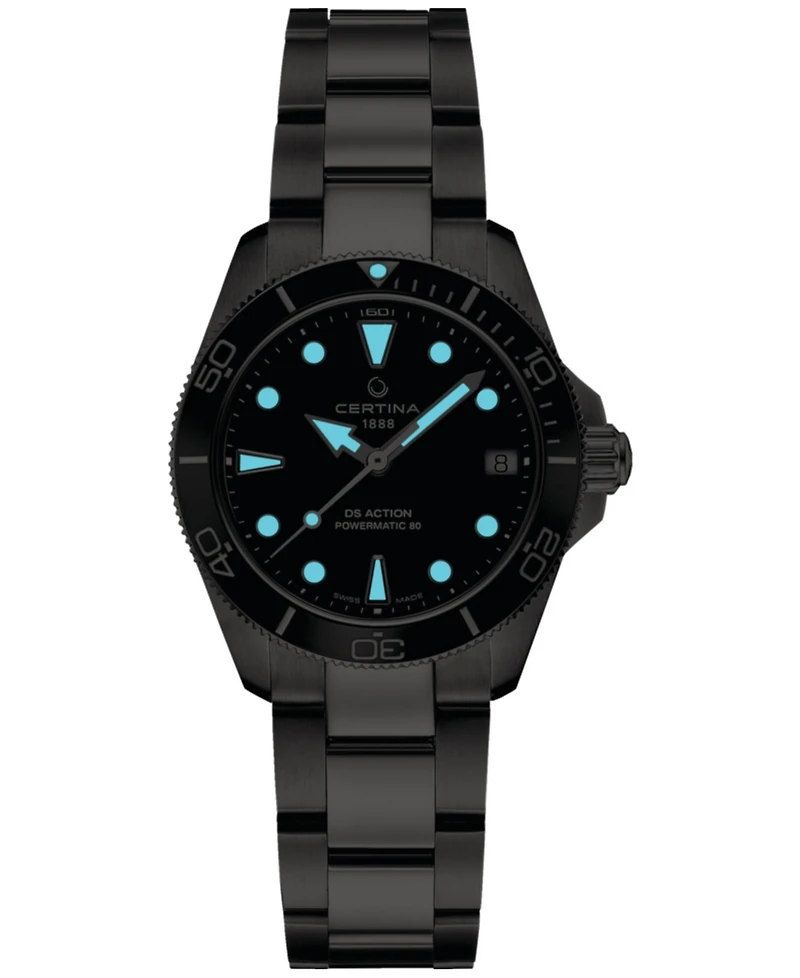 Certina Women's Swiss Automatic Ds Action Stainless Steel Bracelet Watch 35mm