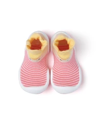 Komuello Infant Girl Breathable Washable Non-Slip Sock Shoes Crown Princess