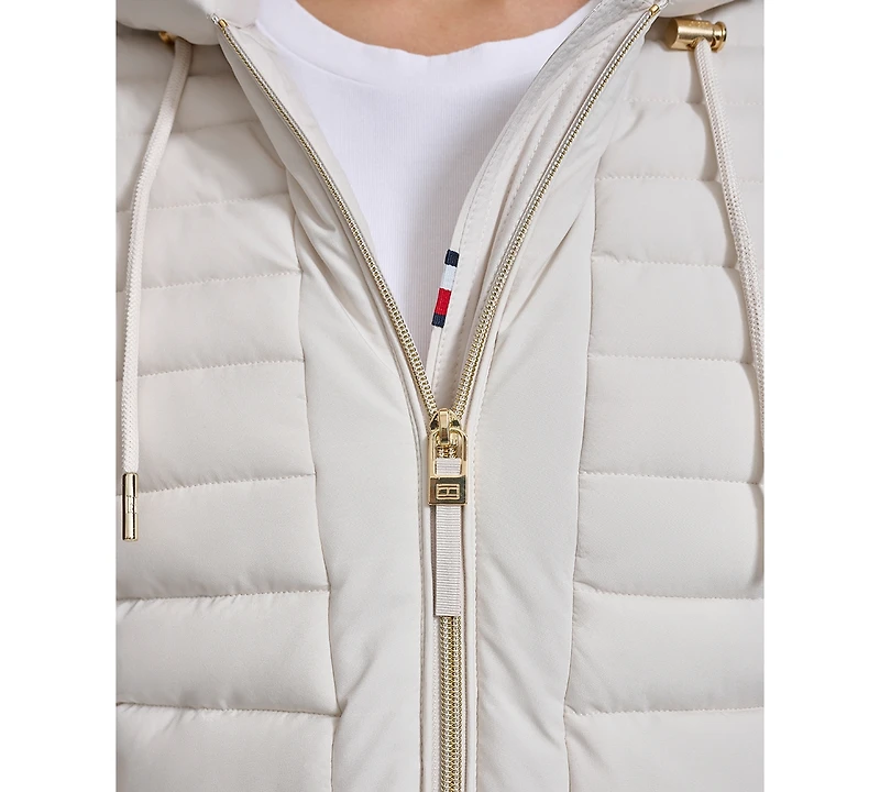 Tommy Hilfiger Women's Hooded Packable Puffer Coat