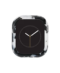Anne Klein Women's Black and White Acetate Protective Case designed for 41mm Apple Watch