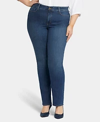 Nydj Plus Marilyn Straight Leg Jeans