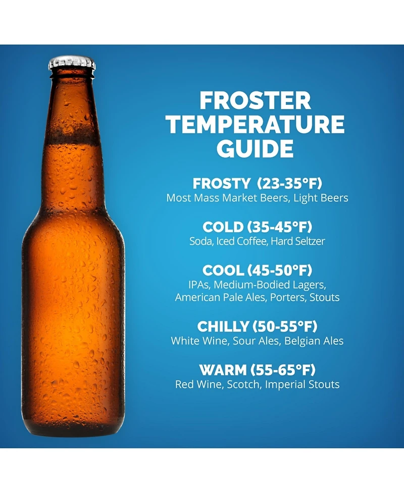 Newair Beer Froster 125 Can Freestanding Beverage Fridge in Black with Party and Turbo Mode, Chills Down to 23 Degrees