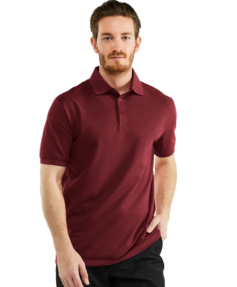 Men's Classic-Fit Cotton-Blend Pique Polo Shirt