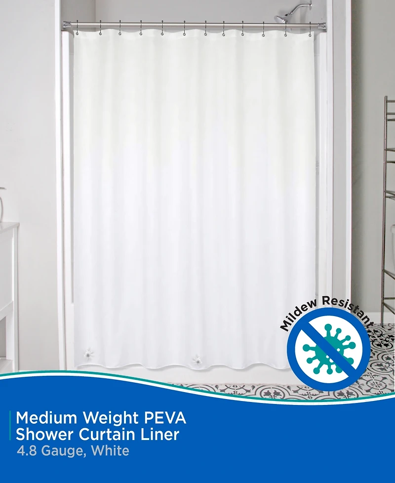 Kenney Medium Weight Peva Shower Curtain Liner