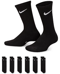 Nike Big Kids' Cushioned Crew Socks, 6 Pairs