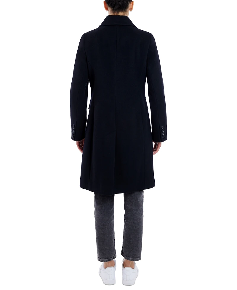 Anne Klein Women's Collared Button-Front Walker Coat