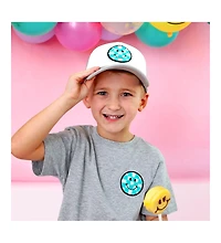Sweet Wink Boys Smiley Checker Patch Hat