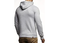 Leif Nelson Men's Full Zipped Slim Fit Sweatshirt Long Sleeve Hoodie Jacket Sweater Ln-8124 M - Size Black