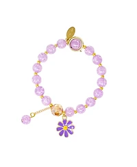 Tiny Treats + Zomi Gems Girls Daisy Crystal Bead Fashion Bracelet Set