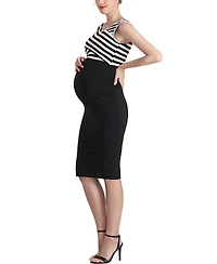 kimi + kai Margot Maternity Midi Dress