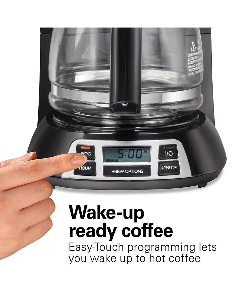 Hamilton Beach Programmable 12 Cup Coffee Maker - 49630G