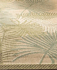 Safavieh Courtyard CY7945 Cream and Green 5'3" x 7'7" Sisal Weave Outdoor Area Rug