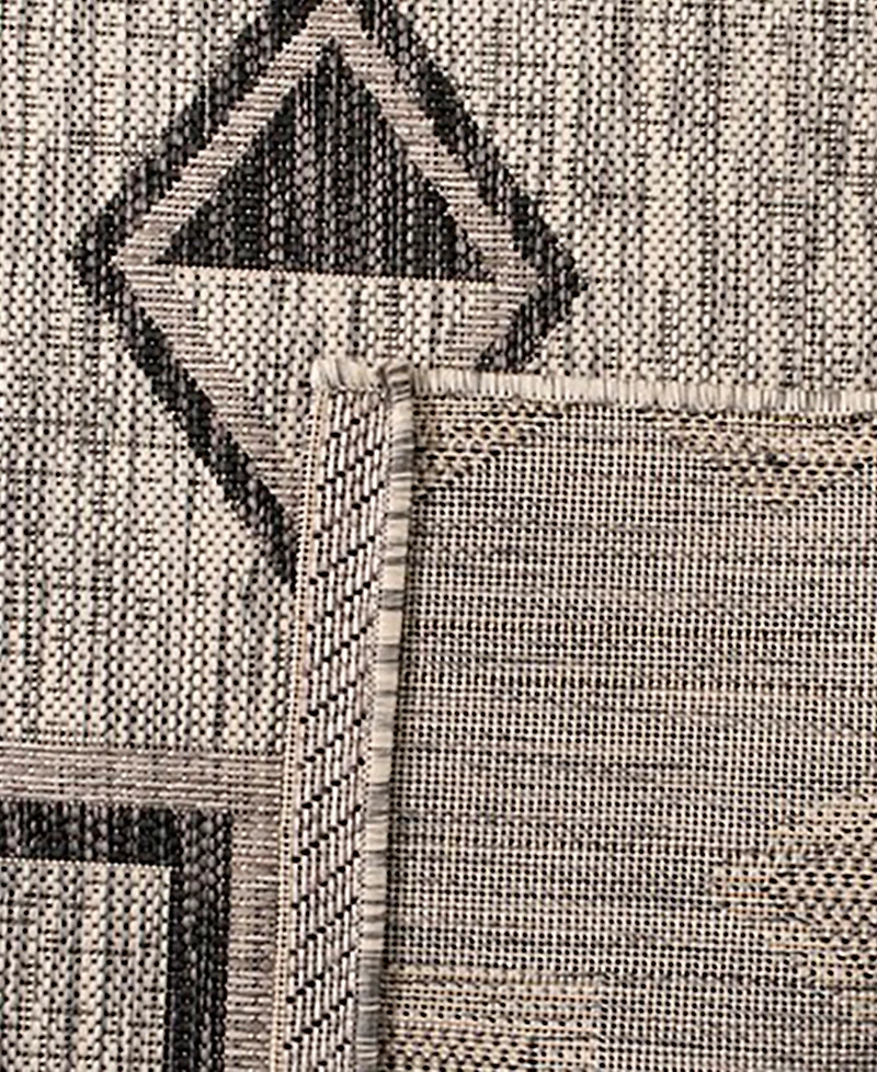 Safavieh Courtyard CY8533 Gray and Black 8' x 11' Outdoor Area Rug