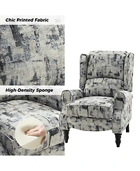 Asikli Manual Recliner with Wingback Design
