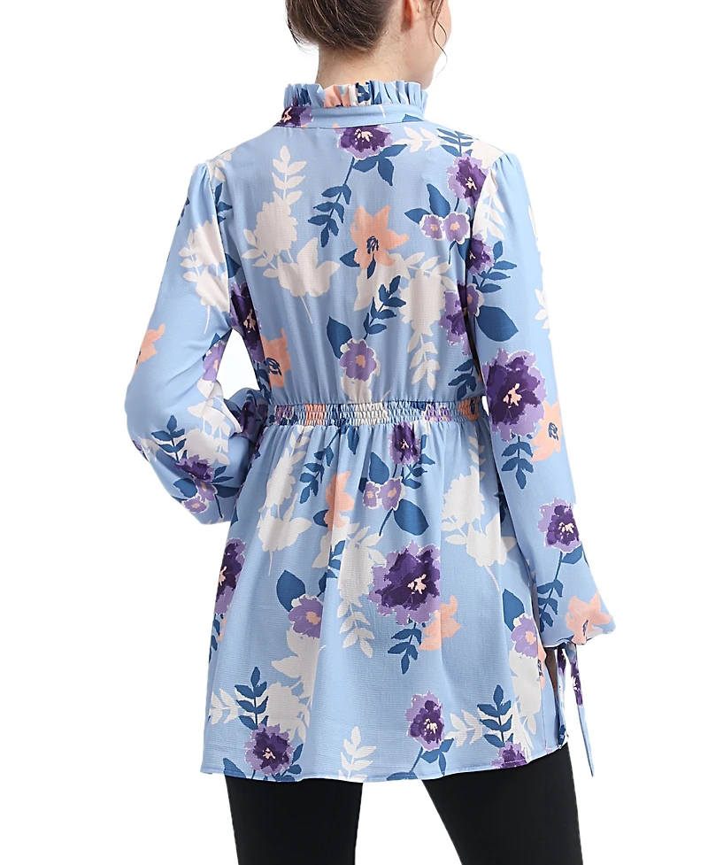kimi + kai Maternity Babydoll Nursing Blouse