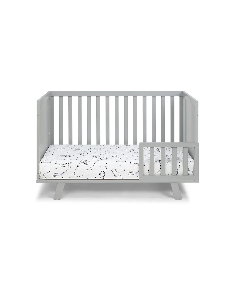 Suite Bebe Livia 3-in-1 Convertible Island Crib Gray