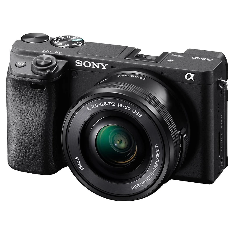Sony Alpha a6400 24.2MP Mirrorless Camera with 16-50mm f/3.5-5.6 Oss Lens