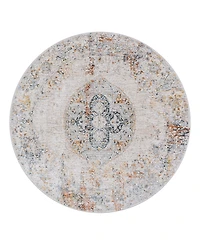 Livabliss Laila Laa-2306 6'7x6'7 Round Area Rug